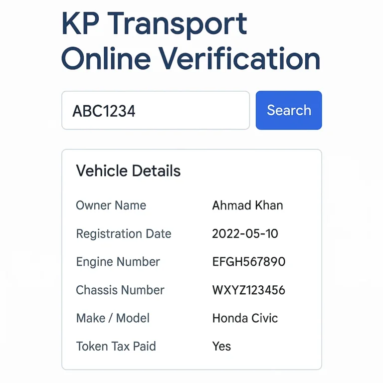 KP Transport Online Verification – A Complete Guide