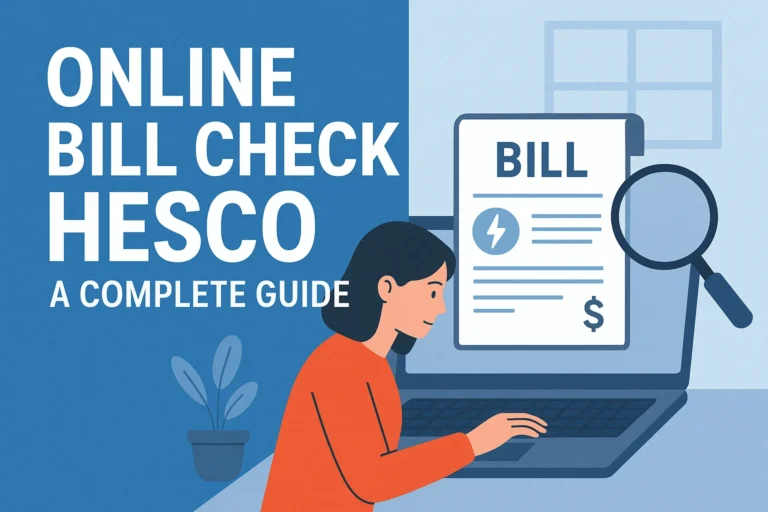 Online Bill Check HESCO – A Complete Guide
