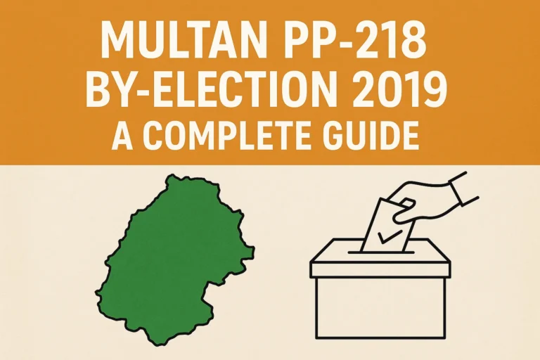 Multan pp 218 by election 2019 – A Complete Guide