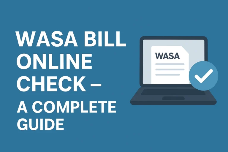 wasa bill online check