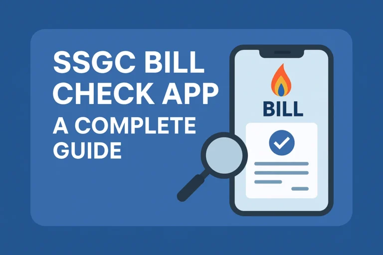 SSGC Bill Check App